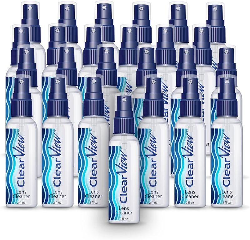 ClearView Lens Cleaner Spray – 25 Pack 2oz Bottles | Premium Streak-Free Glasses & Screen Cleaning Solution for Eyeglasses, Cameras, Phones, Laptops – Travel Size, Personal Use - Image 1